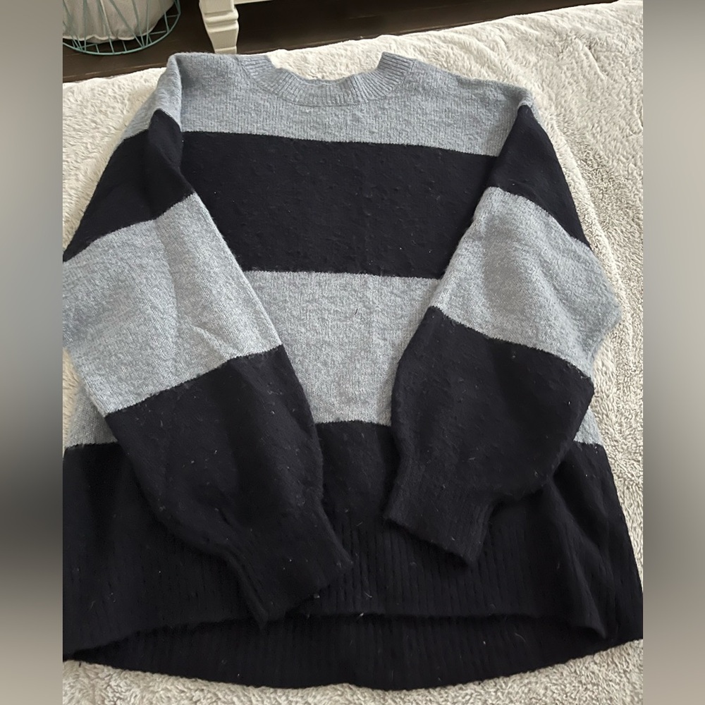 Blue Striped Sweater - H&M